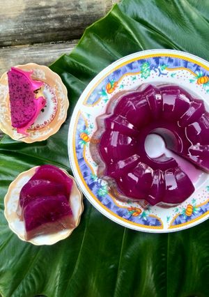 Foto resep Puding Naga lapis Coklat
