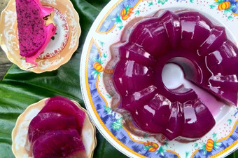 Cara Membuat Puding Naga lapis Coklat Irit Anti Gagal