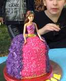 Torta Barbie princesa