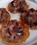 Albóndigas de carne cocida y con uvas pasas🐮┏⁠(⁠＾⁠0⁠＾⁠)⁠┛