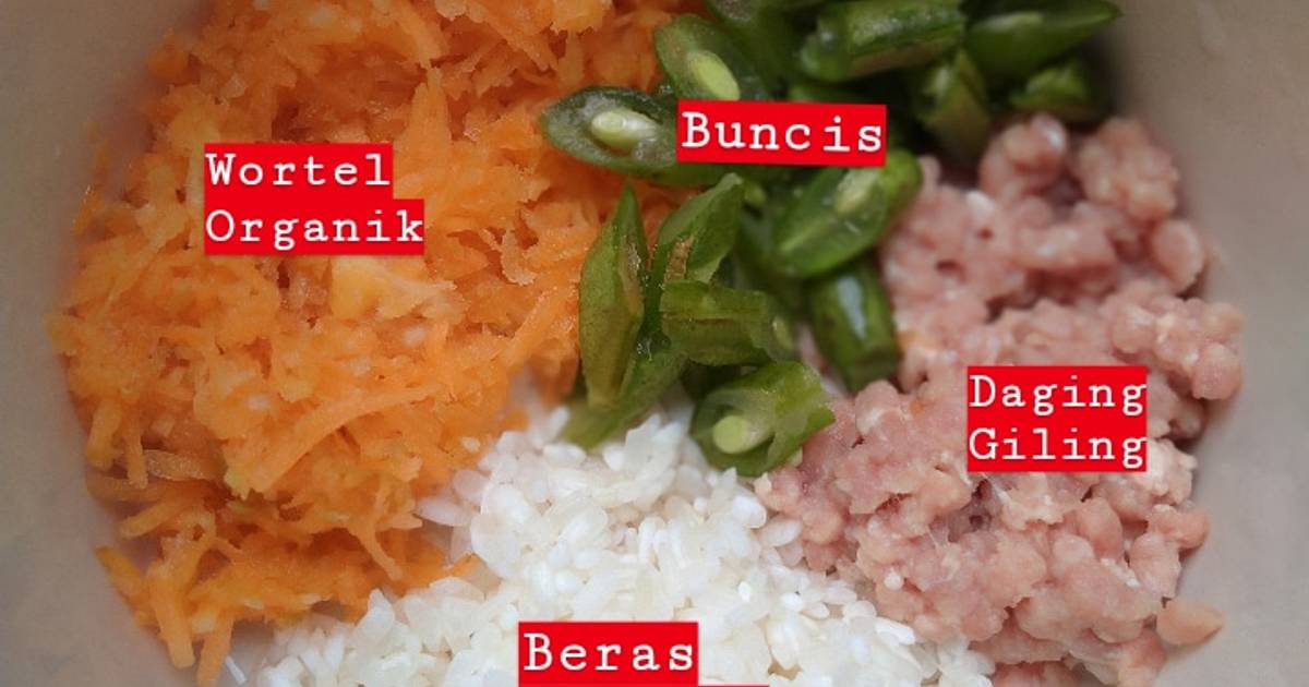 Resep MPASI 6 Bulan (Daging giling, buncis, wortel) oleh Jayanti Eka S