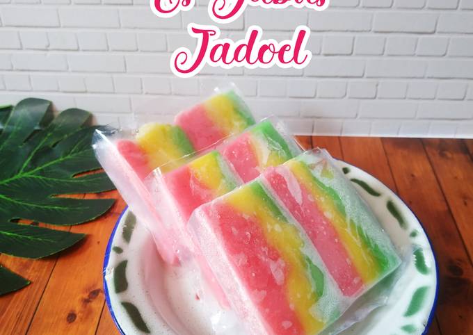 Resep memasak 263. Es Gabus Jadoel / Es Kue yang lezat