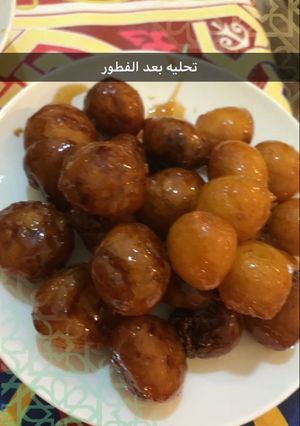 صورة لوصفة اللقيمات بطريقتي