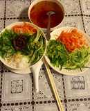 Bún thịt nướng chay !