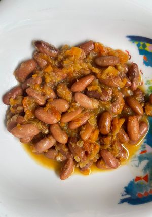 Una foto de Frijoles secos sin olla express