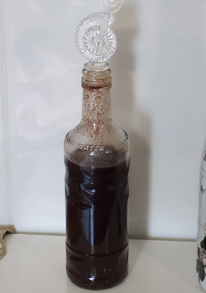 Una foto de Vinagre de frambuesas