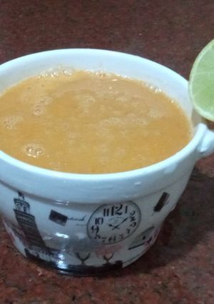 صورة لوصفة شوربة عدس