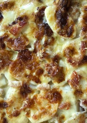 Una foto de Papas a la crema