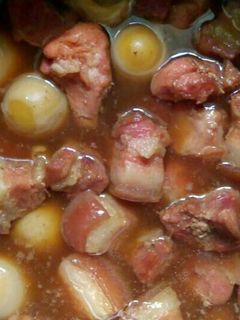 Hình của món Thịt kho tàu.