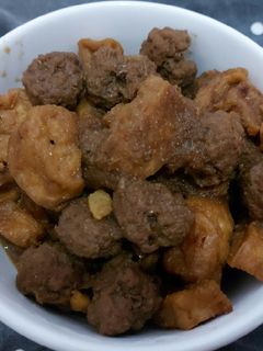 Foto resep Semur bola2 daging tahu