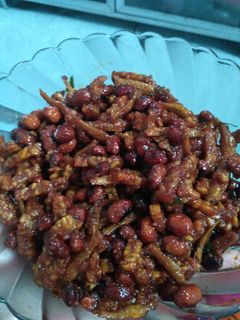 Foto resep Orek Tempe Teri Kacang