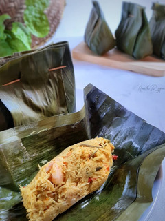 Foto resep Botok Udang kelapa