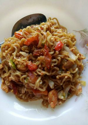 Foto resep Mie eko goreng sayur