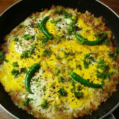 Afghani Omelette A picture of Afghani Omelette.