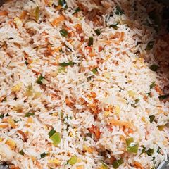 Rainbow fried Rice A picture of Rainbow fried Rice.