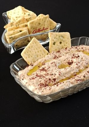 عکسی از دستور دیپ بادمجان و فلفل