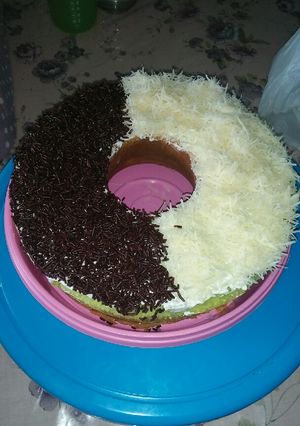 Foto resep Bolu pandan no santan