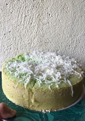 Foto resep Bolu Pandan tanpa pengembang