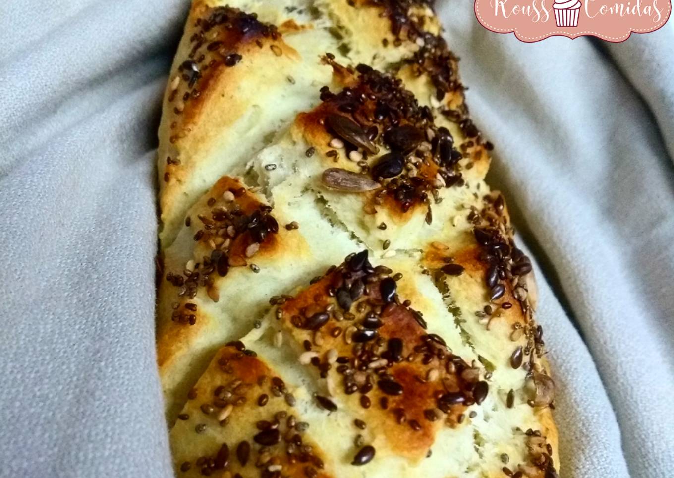 Pan casero con semillas