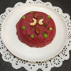A picture of Healthy Beetroot Peas Little Millet Pulao.