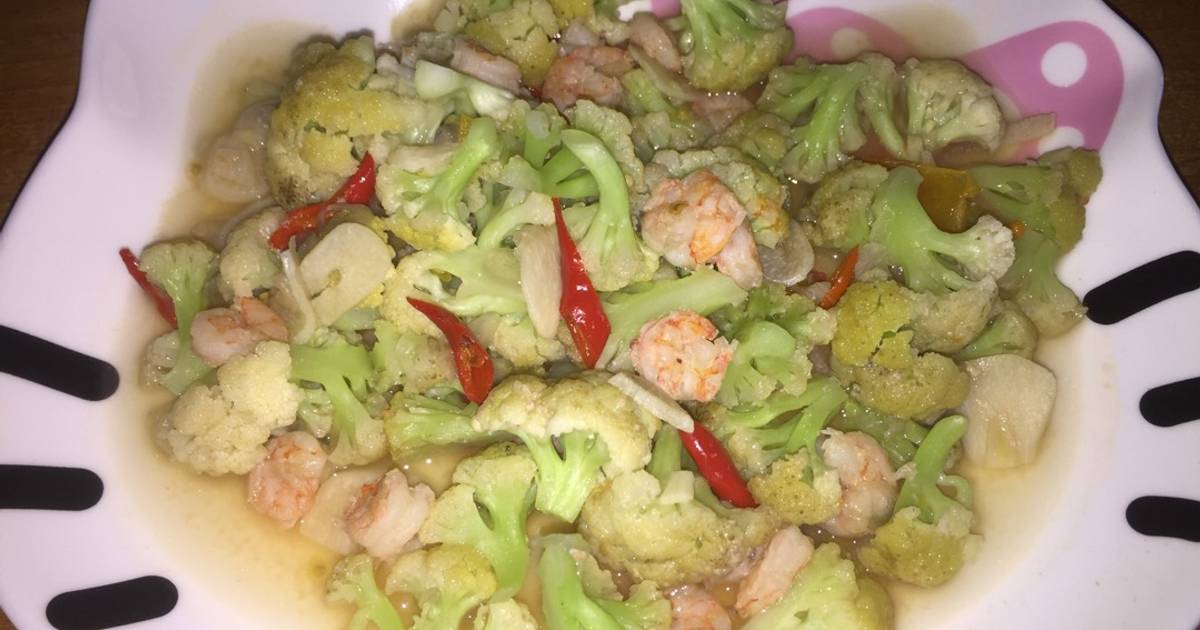 Resep Cah Kembang Kol Udang Oleh Bella Anggraini Cookpad