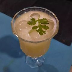 A picture of Homemade raw mango squash.