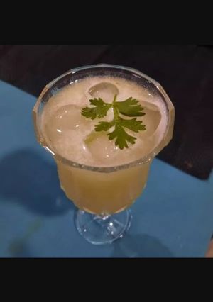 A picture of Homemade raw mango squash.