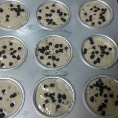 A picture of Banana choco chip ice-cream.