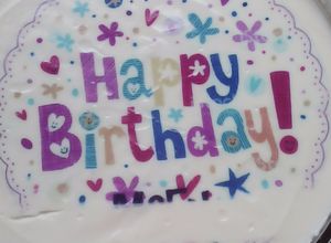 Una foto de Gelatina de colores en capas, con Transfer