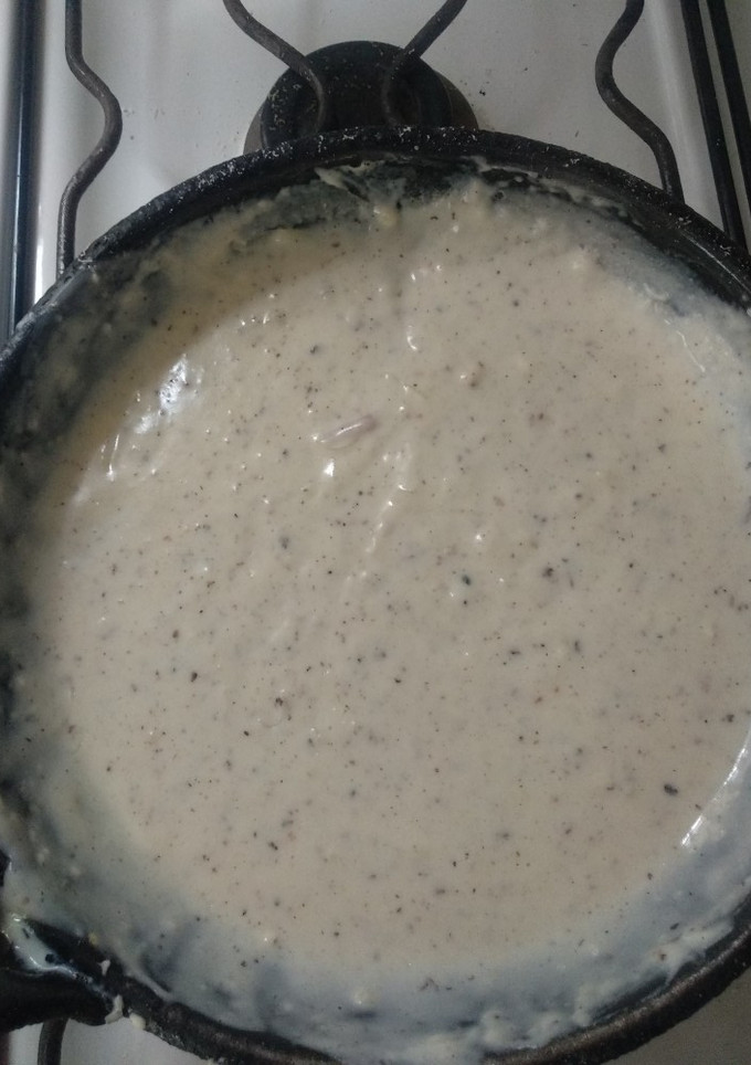 Una foto de Salsa blanca sin manteca ni aceite reducida en calorías