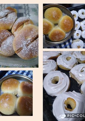 Una foto de Una misma masa 3 recetas!💜