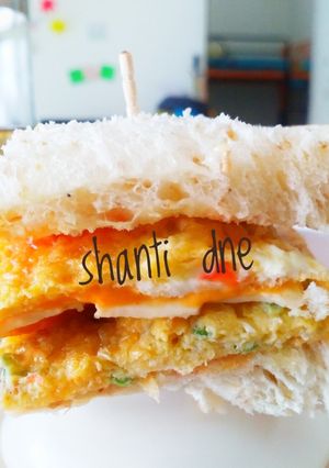Foto resep Sandwich Telur Nugget