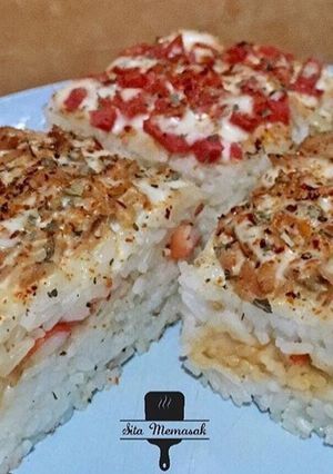 Foto resep Nasi Kotak dengan Topping ala Sita
