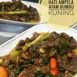 Hati ampela ayam bumbu kuning