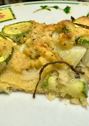 Una foto de Scarpaccia de zucchini