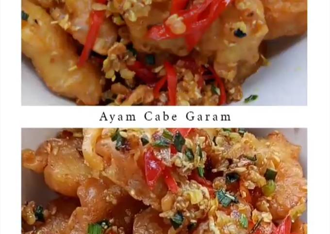 Resep Ayam cabe garam oleh Silvia Christien - Cookpad