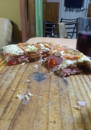 Una foto de Pizza rellena