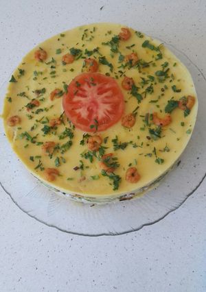 Una foto de Torta de puré de papas