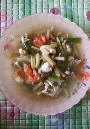Foto resep Sop ayam labu siam