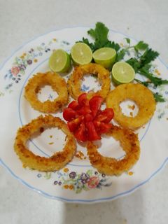 عکسی از دستور رینگ پیاز سوخاری