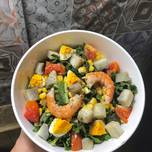 Hình của món Salad cải kale.