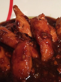 Una foto de Pollo en salsa de ajo