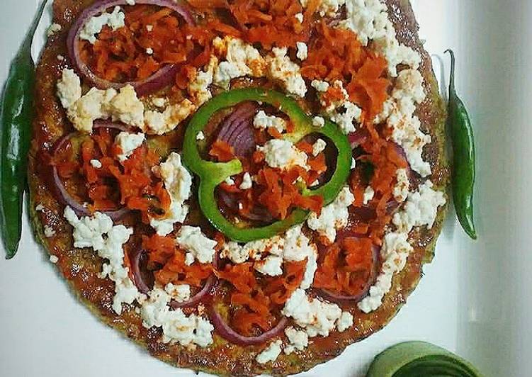 Steps to Prepare Ultimate Healthy Sprouts Pizza