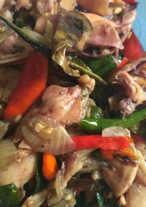 Foto resep Tumis Cumi Asin
