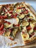 Tomato and Zucchini Galette (Tart)