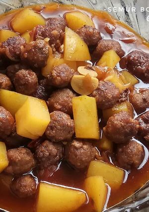 Foto resep Semur Bola bola daging