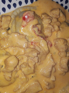 Una foto de Queso Crema con Pollo y Puerro