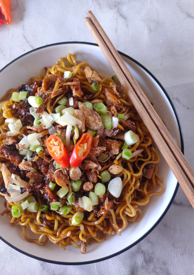 Foto resep Mie goreng pedas manis ala mie gacoan