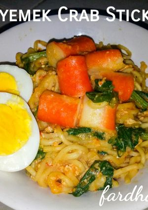 Foto resep Mie Nyemek Crab Stick