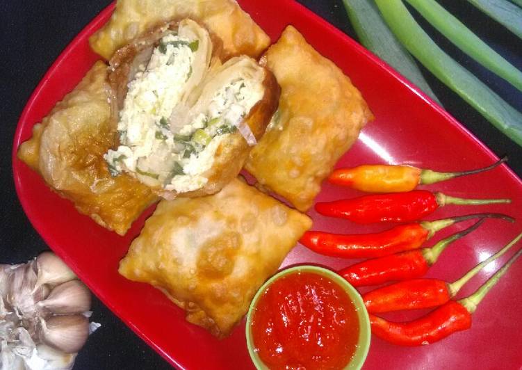 Resep Martabak isi tahu+resep kulit ekonomis yang lezat Untuk Jualan